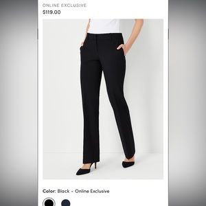Ann Taylor seasonless stretch black pants